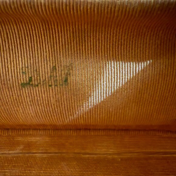 Vintage DELILL Mod Tapestry Train-Case/Box Purse Made in Italy, 1950s/1960s - Picture 8 of 10